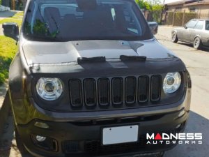 Jeep Renegade Front Hood Mask - Black 2015-2024 Jeep Renegade Front Hood Mask - Black 2015-2024